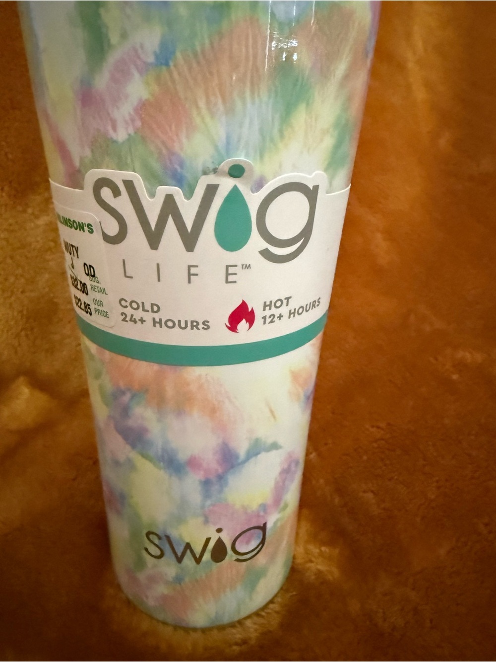 Swig Life Tie-Dye Insulated Tumbler - Pastel Multicolor